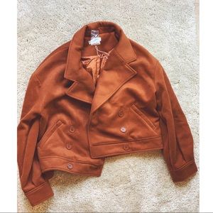 🍂🐪Camel  Jacket with Yoke and Lapel🐪🍂